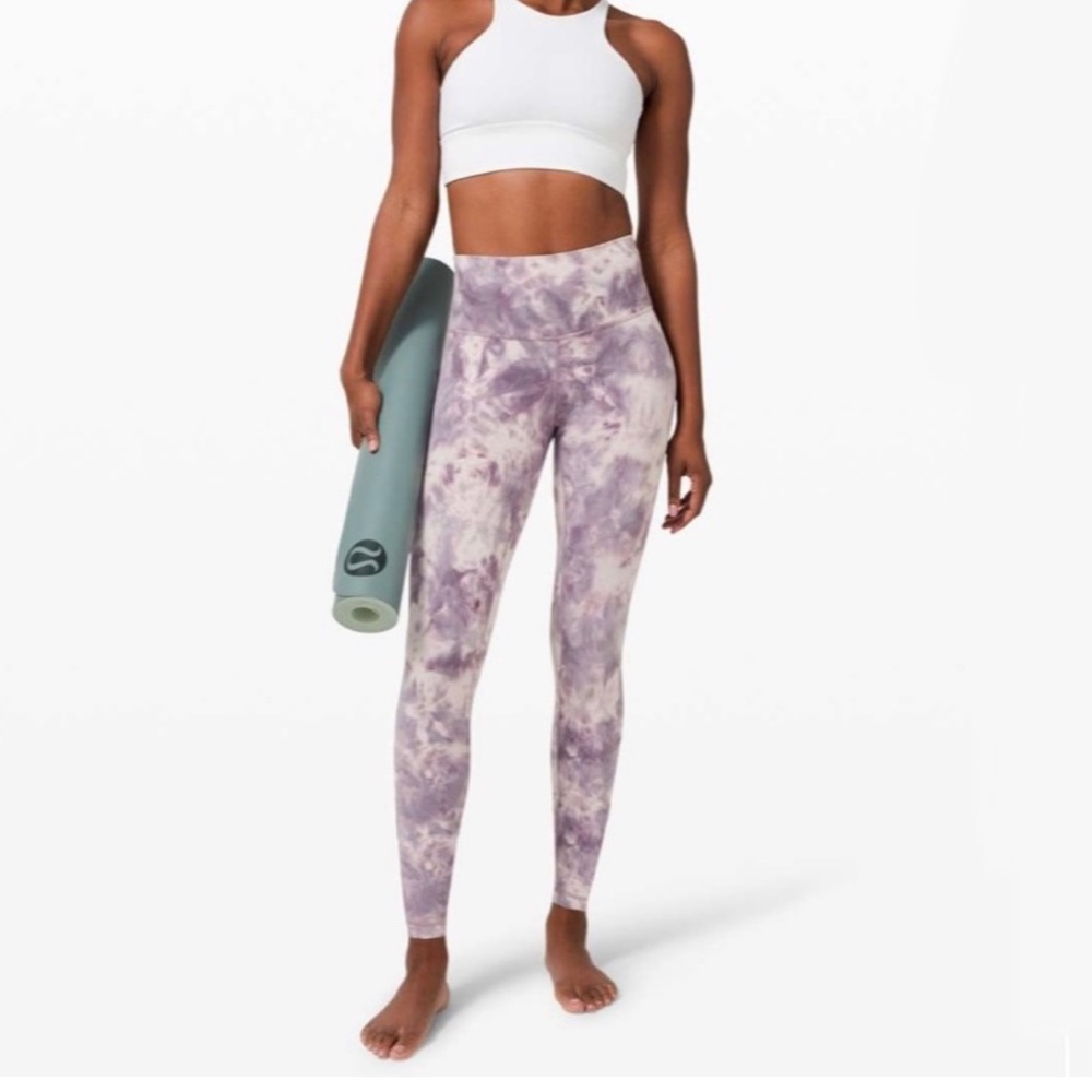 NWT- Lululemon align pant (diamond dye pink bliss graphite)